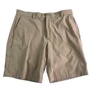 Vineyard Vines Breaker Shorts Men's 33 Khaki Performance Stretch Golf Casual